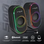 Kép 2/10 - Spirit of Gamer Hangszóró 2.0 - Fanatic 500 (PC/Mac, Bluetooth/3,5mm Jack, fekete)