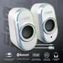 Kép 2/10 - Spirit of Gamer Hangszóró 2.0 - Fanatic 500 Arctic (PC/Mac, Bluetooth/3,5mm Jack, fehér)