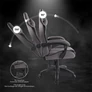 Kép 4/10 - Spirit of Gamer szék - ARENA Dark Grey (állítható magasság; párnázott kartámasz; PU; max.120kg-ig, sötét-szürke)