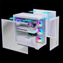 Kép 7/10 - Spirit of Gamer Számítógépház - SPARK Arctic (fehér, ablakos, 9x12cm ventilátor, alsó táp,  ATX, 2xUSB3.0, 1xUSB-C)