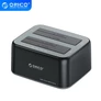 Kép 1/4 - Orico HDD/SSD Dokkoló - 6829C3-C-EU-BK (2x 2,5"/3,5" HDD/SSD -> USB-A, Offline klón funkció, Max.: 36TB, fekete)