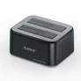 Kép 2/4 - Orico HDD/SSD Dokkoló - 6829C3-C-EU-BK (2x 2,5"/3,5" HDD/SSD -> USB-A, Offline klón funkció, Max.: 36TB, fekete)