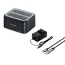 Kép 4/4 - Orico HDD/SSD Dokkoló - 6829C3-C-EU-BK (2x 2,5"/3,5" HDD/SSD -> USB-A, Offline klón funkció, Max.: 36TB, fekete)