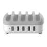 Kép 1/6 - ORICO Töltő állomás - DUK-5P-EU-WH (5x USB-A, 5V2.4A x5, 40W, fehér)