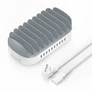 Kép 1/2 - ORICO Töltő állomás - DUK-10P-V1-EU-WH (10x USB-A, 5V2.4A x5, 120W, fehér)