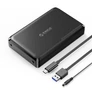 Kép 1/2 - Orico Külső HDD/SSD Ház 2.5"/3,5" - DDW35-C3-EU-BK (USB-C to USB-A/C, Max.: 18TB, fekete)