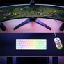 Kép 8/10 - Spirit of Gamer Billentyűzet Mechanikus - XPERT K200 White  (TKL, SOG red, RGB LED,USB, anti-ghosting, fehér, magyar)