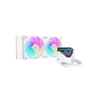 Kép 1/6 - DeepCool CPU Water Cooler - LT240 WH ARGB (max 19dB; max. 145,86 m3/h; 2x12cm, fehér)