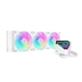 Kép 1/6 - DeepCool CPU Water Cooler - LT360 WH ARGB (max 19dB; max. 145,86 m3/h; 3x12cm. fehér)