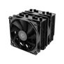 Kép 2/7 - ID-Cooling CPU Cooler - SE-206-XT BLACK (15.2-35.2 dB; max 129,39 m3/h; 4Pin csatlakozó, 6 db heatpipe, 2x12cm, PWM)