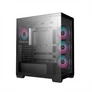 Kép 4/10 - DeepCool Számítógépház - CG580 4F (fekete, ablakos, 4x12cm A-RGB, BTF, ATX, 2xUSB3.0, 1xUSB2.0)