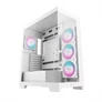 Kép 1/10 - DeepCool Számítógépház - CG580 4F WH (fehér, ablakos, 4x12cm A-RGB, BTF, ATX, 2xUSB3.0, 1xUSB2.0)