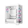 Kép 4/10 - DeepCool Számítógépház - CG580 4F WH (fehér, ablakos, 4x12cm A-RGB, BTF, ATX, 2xUSB3.0, 1xUSB2.0)