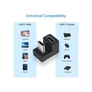 Kép 7/9 - Equip Átalakító - 133476 (USB-C -> USB-C átalakító, apa/anya, fekete) 2db/csomag