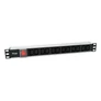 Kép 1/7 - Equip Hálózati Elosztó - 333318 (Schuko, 12x C13, Rack 1U, 1,8m kábel, fekete)