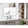 Kép 6/8 - Equip TV állvány - 650631 (60"-100" álló, dönthető, állítható magasság, gurulós, Max.:100kg, fekete/ezüst)