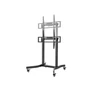 Kép 5/10 - Equip TV állvány - 650631 (55"-100" álló, dönthető, állítható magasság, gurulós, motoros, Max.:120kg, fekete)