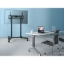 Kép 10/10 - Equip TV állvány - 650631 (55"-100" álló, dönthető, állítható magasság, gurulós, motoros, Max.:120kg, fekete)