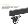 Kép 4/10 - Equip TV állvány - 650633 (55"-100" álló, dönthető, állítható magasság, gurulós, motoros, Max.:120kg, fekete)