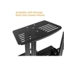 Kép 6/10 - Equip TV állvány - 650633 (55"-100" álló, dönthető, állítható magasság, gurulós, motoros, Max.:120kg, fekete)