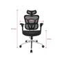 Kép 6/8 - Equip Szék - 651051 (Premium, ergonomikus, Max teherbírás: 150kg, fekete)