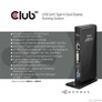 Kép 4/10 - Club 3D Notebook Dokkoló - CSV-3242HD (1200p DUAL DISPLAY, USB-B to HDMI, DVI-I, 6xUSB-A, RJ45, 3.5 Jack Audio + Mic)