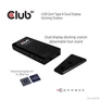 Kép 8/10 - Club 3D Notebook Dokkoló - CSV-3242HD (1200p DUAL DISPLAY, USB-B to HDMI, DVI-I, 6xUSB-A, RJ45, 3.5 Jack Audio + Mic)