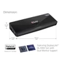 Kép 6/10 - Club 3D Notebook Dokkoló - CSV-3103D (DUAL DISPLAY/4K, 3.2 USB-A to HDMI, DP, DVI-D, 3xUSB-A, RJ45, 3.5 Jack Audio +Mic)