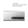 Kép 8/10 - Club 3D Notebook Dokkoló - CSV-3104D (4K UHD, 3.0 USB-A to HDMI, DVI-I, 4xUSB-A, RJ45, 3.5 Jack Audio + Mic)