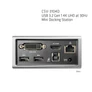 Kép 9/10 - Club 3D Notebook Dokkoló - CSV-3104D (4K UHD, 3.0 USB-A to HDMI, DVI-I, 4xUSB-A, RJ45, 3.5 Jack Audio + Mic)