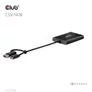 Kép 5/8 - Club 3D Video Splitter - CSV-1478 (4K60HZ, 3.2 USB-C (USB-A adapterrel) to 2xDisplayPort)