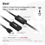 Kép 2/8 - Club 3D kábel - CAC-1405 (3.2 USB-A, Active Repeater, 5Gbps, 10m)