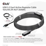 Kép 5/8 - Club 3D kábel - CAC-1406 (3.2 USB-A, Active Repeater, 5Gbps, 15m)