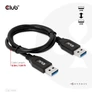 Kép 6/9 - Club 3D kábel - CAC-1409 (USB-A Gen2, M/M, 10Gbps, 3A, 15W, 5V/3A, 0.5m)