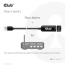 Kép 4/9 - Club 3D Átalakító - CAC-1420 (3.2 USB-A to RJ45, 2.5Gb, M/F)