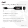 Kép 5/9 - Club 3D Átalakító - CAC-1420 (3.2 USB-A to RJ45, 2.5Gb, M/F)