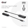 Kép 2/7 - Club 3D Átalakító - CAC-1421 (USB-A to RJ45, 5 GBps, M/F)