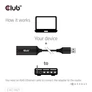Kép 5/7 - Club 3D Átalakító - CAC-1421 (USB-A to RJ45, 5 GBps, M/F)