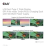 Kép 10/10 - Club 3D Notebook Dokkoló - CSV-1565 (100W, USB-C to 5xUSB-A Gen 1, 2x USB-A 2.0, HDMI, DP,VGA, RJ45, Micro SD, 3,5 Jack)