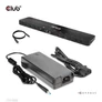 Kép 2/10 - Club 3D Notebook Dokkoló - CSV-1566 (120W, USB-C to 5x USB-A Gen 1, USB-C  Gen 1, 2xHDMI, DP, RJ45, SD.TF. 3,5 Jack, DC)