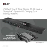 Kép 7/10 - Club 3D Notebook Dokkoló - CSV-1566 (120W, USB-C to 5x USB-A Gen 1, USB-C  Gen 1, 2xHDMI, DP, RJ45, SD.TF. 3,5 Jack, DC)