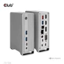 Kép 2/10 - Club 3D Notebook Dokkoló - CSV-1568 (120W, Gen 2 USB-C to 4x USB-A, USB-C Gen 2, 2xHDMI, DP, VGA, RJ45, DC)