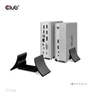 Kép 5/10 - Club 3D Notebook Dokkoló - CSV-1568 (120W, Gen 2 USB-C to 4x USB-A, USB-C Gen 2, 2xHDMI, DP, VGA, RJ45, DC)