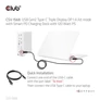 Kép 10/10 - Club 3D Notebook Dokkoló - CSV-1568 (120W, Gen 2 USB-C to 4x USB-A, USB-C Gen 2, 2xHDMI, DP, VGA, RJ45, DC)