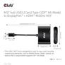 Kép 5/10 - Club 3D USB Hub - CSV-1552 (3.2 USB-C Gen 1 to DisplayPort, HDMI, 4k60Hz)
