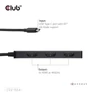 Kép 4/8 - Club 3D USB Hub - CSV-1554 (3.2 USB-C to 3xHDMI, 4k60Hz)