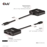 Kép 6/9 - Club 3D USB Hub - CSV-1558 (3.2 USB-C to 2xHDMI, USB-C 100W PD3.0, 4k60Hz)