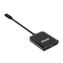 Kép 1/10 - Club 3D USB Hub - CSV-1555 (3.2 USB-C to 2xDisplayPort, 4k60Hz)