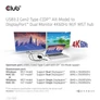 Kép 7/10 - Club 3D USB Hub - CSV-1555 (3.2 USB-C to 2xDisplayPort, 4k60Hz)
