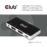 Kép 1/8 - Club 3D USB Hub - CSV-1591 (3.1 USB-C Gen 1 to HDMI, 2.0 USB-A, USB-C 100W, 3,5 Jack, 4k60Hz)